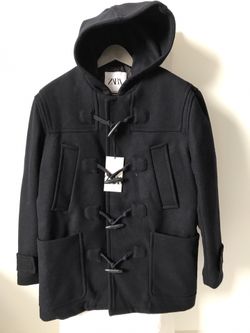 Zara Man Toggle Wool Coat- New Condition - Size S