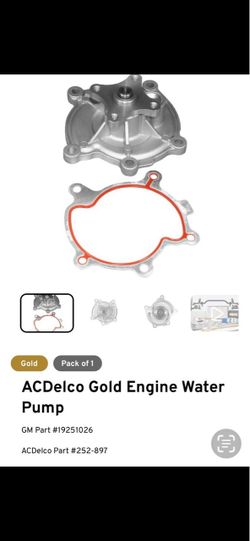 ACDelco Gold Engine Water Pump 252-897