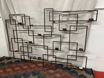 Geometric Metal Wall Sconce