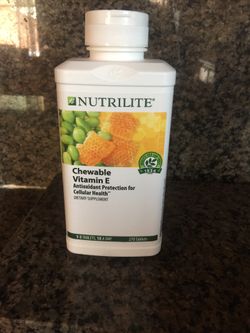 Vitamina E procteccion. Antioxidante para la salud celular vitamina masticable Nutrilite