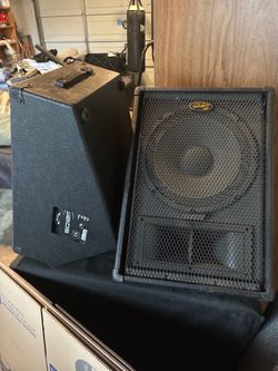Pair of Squier by Fender Stage Monitor Speakers