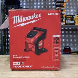 Milwaukee M12 12-Volt Lithium-Ion Cordless Electric Portable Inflator (Tool-Only)