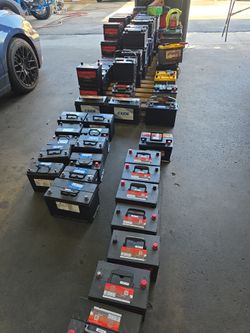 Car Battery 24f H5 34 78 65 48 49 47 H6 H7 51r 94r 86 H8 H9 Truck SUV And Car Batteries with Warranty. $60 + Core. Bateria para cualquier carro COVINA