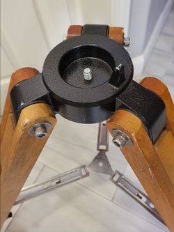 Vintage wooden tripod