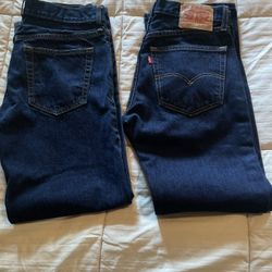 Men’s Blue Jeans-2 Pair (31x32 & 30x32) 
