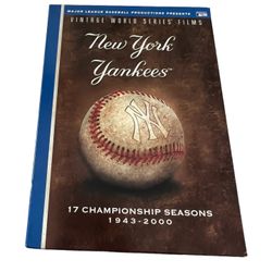 Get a piece of baseball history with this vintage DVD collection of 17 World Series films featuring the New York Yankees. Relive the glory days of the