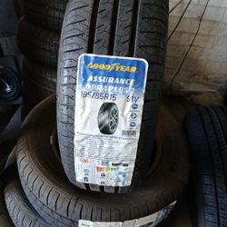 New Set Of Tires 195 65 15 Goodyear 