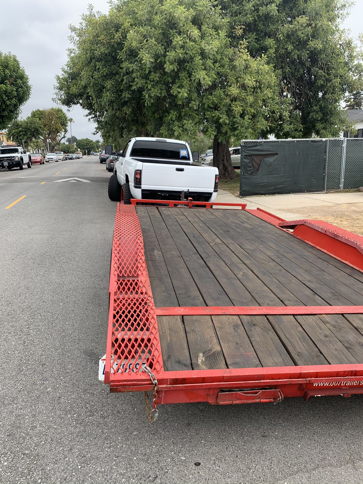 Trailer 7x16 for towing cars