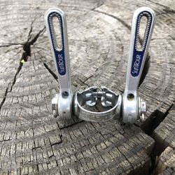 Vintage SUNTOUR Superbe Shifters Lever Blue Rare