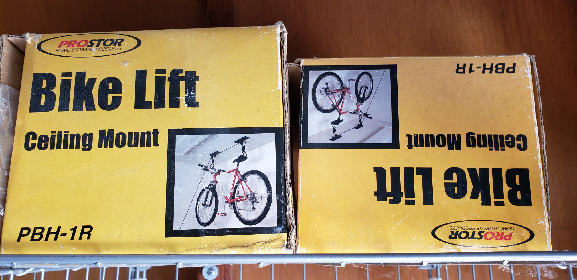 FREE 2 x Garage Bike lifts: Racor - PBH-1R, Bike Storage, Garage Pulley Lift