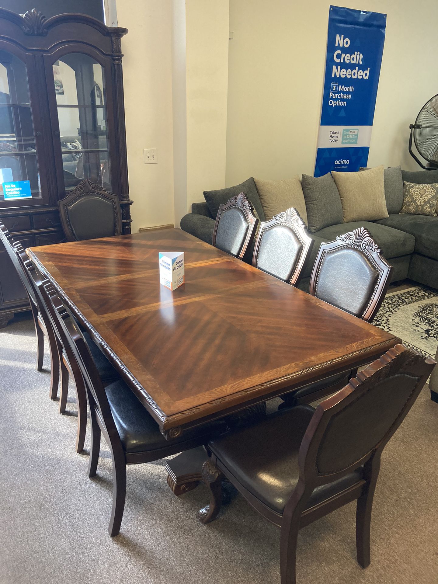 9pc Dining Set. Table And 8 Chairs. New! Please See Description.