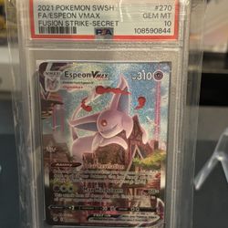 Espeon VMax PSA 10