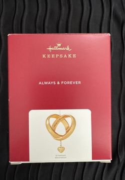 a Hallmark Keepsake Always & Forever ornament, 