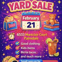 Yard Sale Saturday 2/21