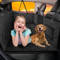 Back Seat Extender for Dogs-Car Seat Cover