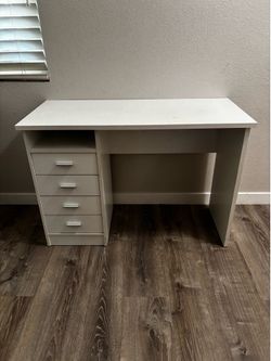 White desk