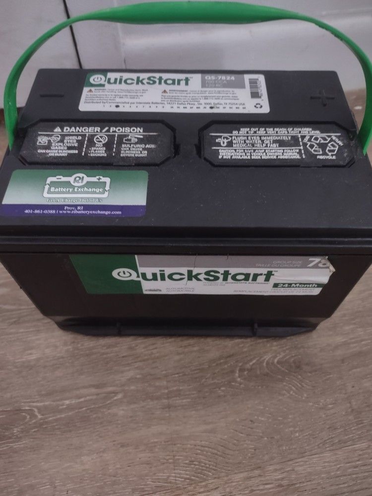 Car Battery With Front Connectors