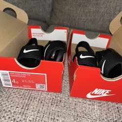 2 Pair Of 4c Nike Slides