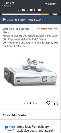 MEGA Microsoft Xbox 360 Controller Building Set