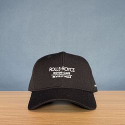 Rolls-Royce Beverly Hills Owner’s Edition Black Baseball Cap with Velcro Closure
