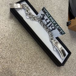Silver Chino Link Bracelet 