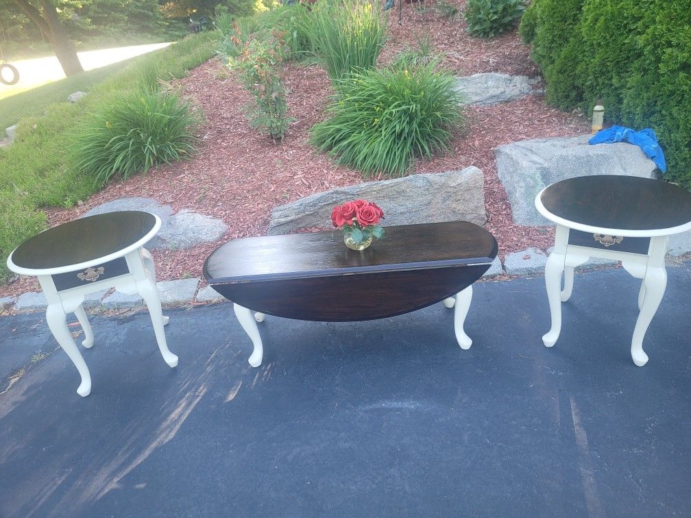 Solid Wood Coffee table & Side Tables.