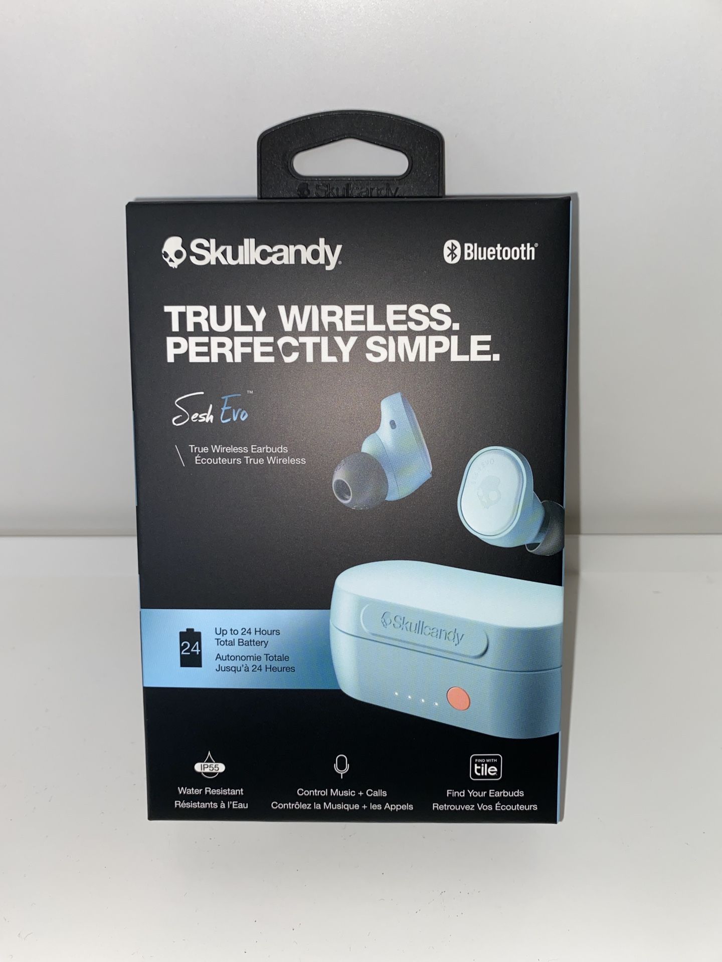 Skullcandy Sesh Evo True Wireless In-Ear Headset - Bleached Blue