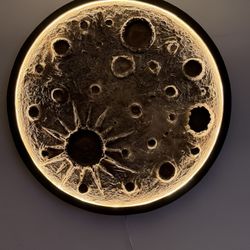 4FT Handmade Moon Wall Light – LED Hal