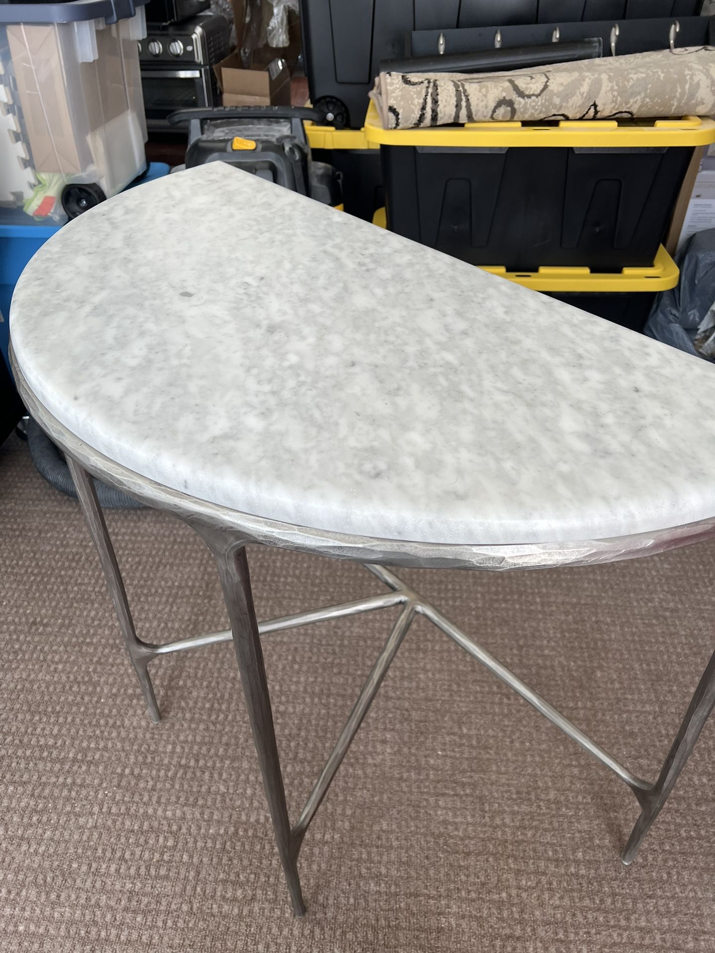Restoration Hardware Marble Table