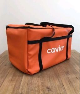 caviar delivery backpack