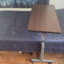 Adjustable Rolling Overbed Table / Laptop Desk