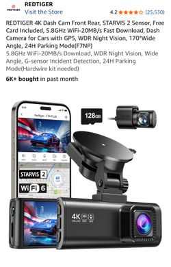 4K Dash Cam - Redtiger