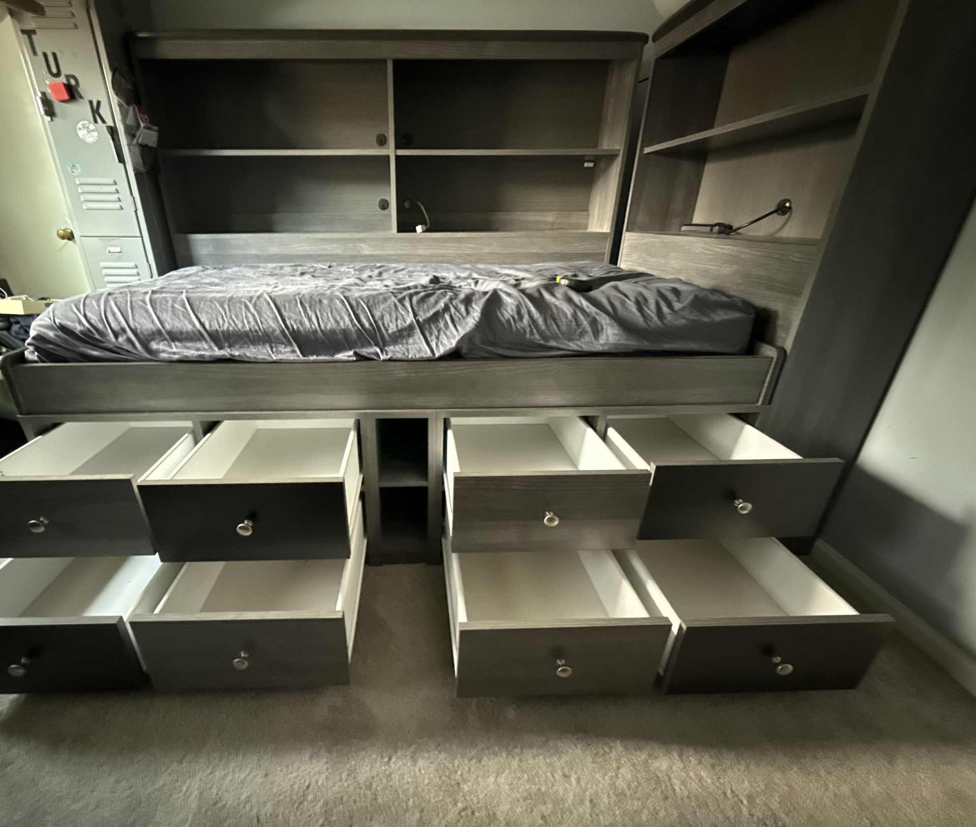 Twin Bed With Storage