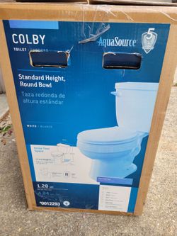 AquaSource Colby Toilet New For Parts