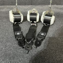 2011-2016 BMW 528I 535I 550I F10 5-SERIES REAR SEAT SEATBELTS (contact info removed)3A (contact info removed)2A OEM BLACK