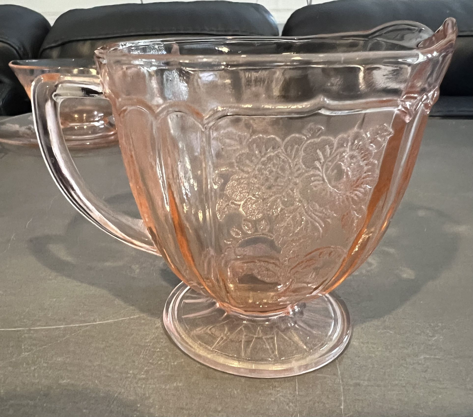 Vintage Mayfair Creamer Depression Glass 