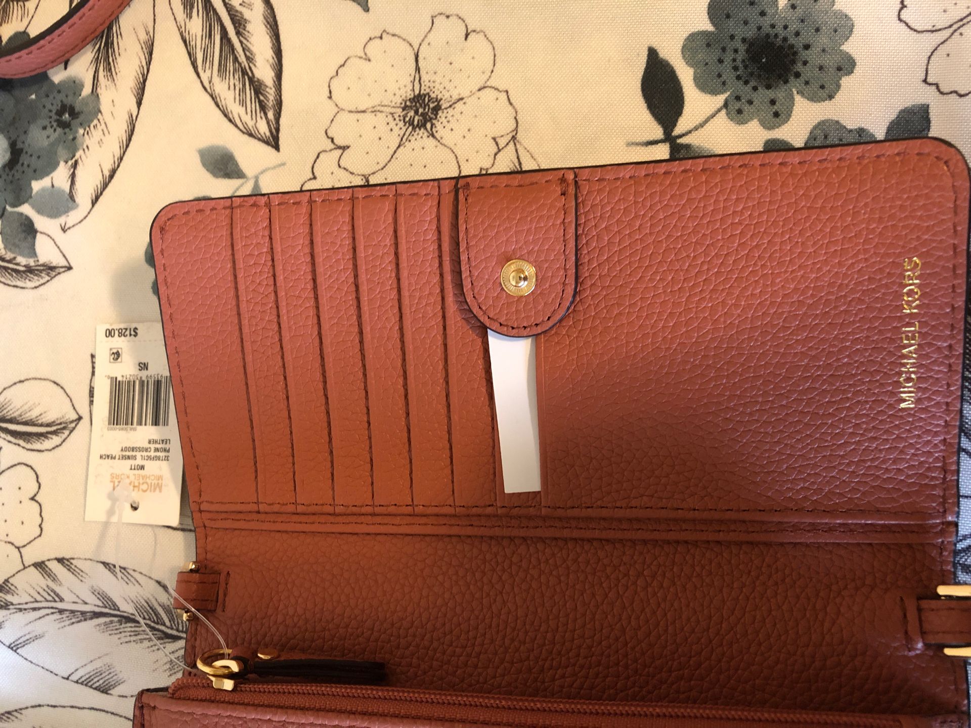Michael kors sunset peach wallet Clearance