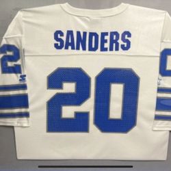 NFL Barry Sanders Framed Football Jersey 