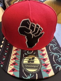 Embroidered Power Red SnapBack Cap-Adjustable 