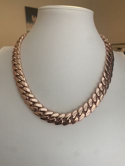 Rose Gold Cuban Link – Hand-Filed Gold Plated
