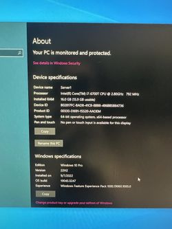 Dell Optiplex i7 6700T 16gb Ram