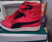 This week only brand new never worn puma leather hi tops size 11