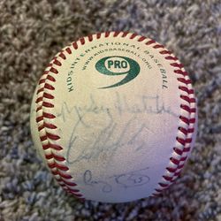 Los Angeles Angeles Signed Baseball 