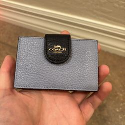 Coach Blue Card wallet