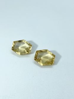 8CT fancy cut citrine gemstone gems