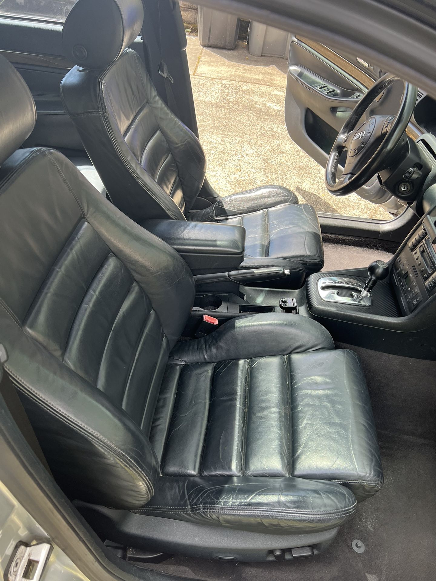 S4 B5 Black Leather Audi Seats Front And Back