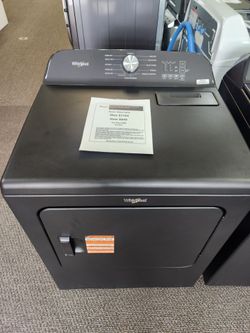 7.0 cu.ft. Vented Top Load Electric Dryer in Volcano Black