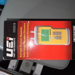 UEi EM201B Dual Input Differential Digital Manometer