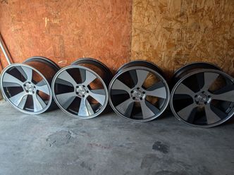 AMF 20inch Forged Alloy Staggered Wheel Set