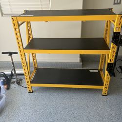 TWO DeWalt 3 Shelf Units W/2 Cantilevers